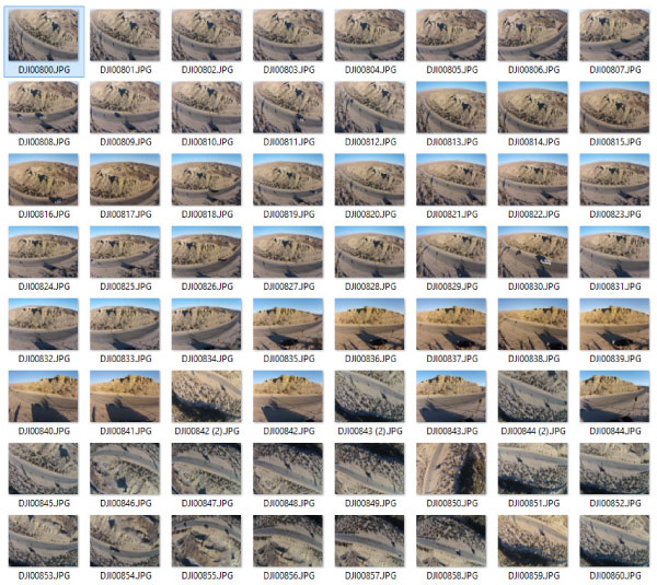 Aerial Image Grid